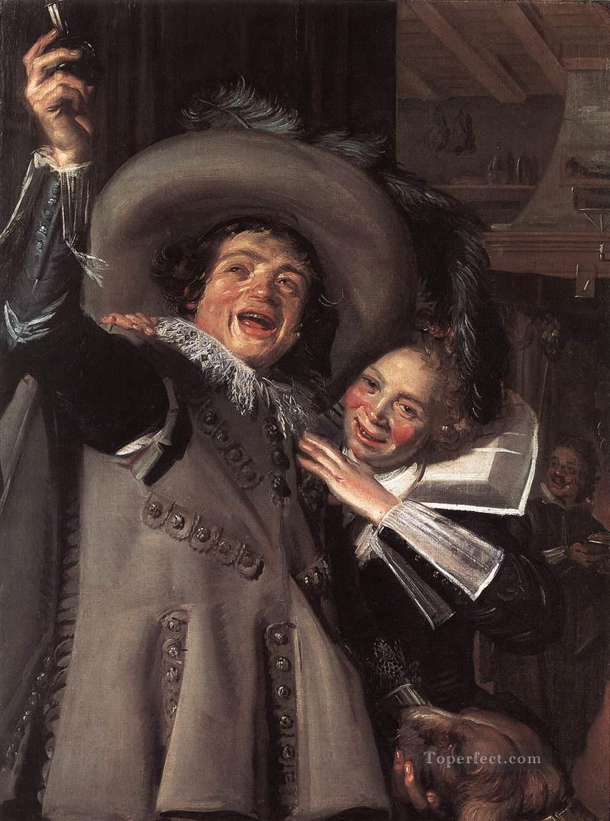 Jonker Ramp y su novia retrato del Siglo de Oro holandés Frans Hals Pintura al óleo